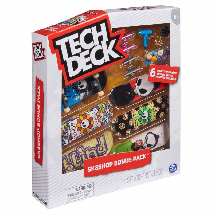 Tech Deck Sk8 Shop Bonus Pack (perilambanei 6 sanidakia)